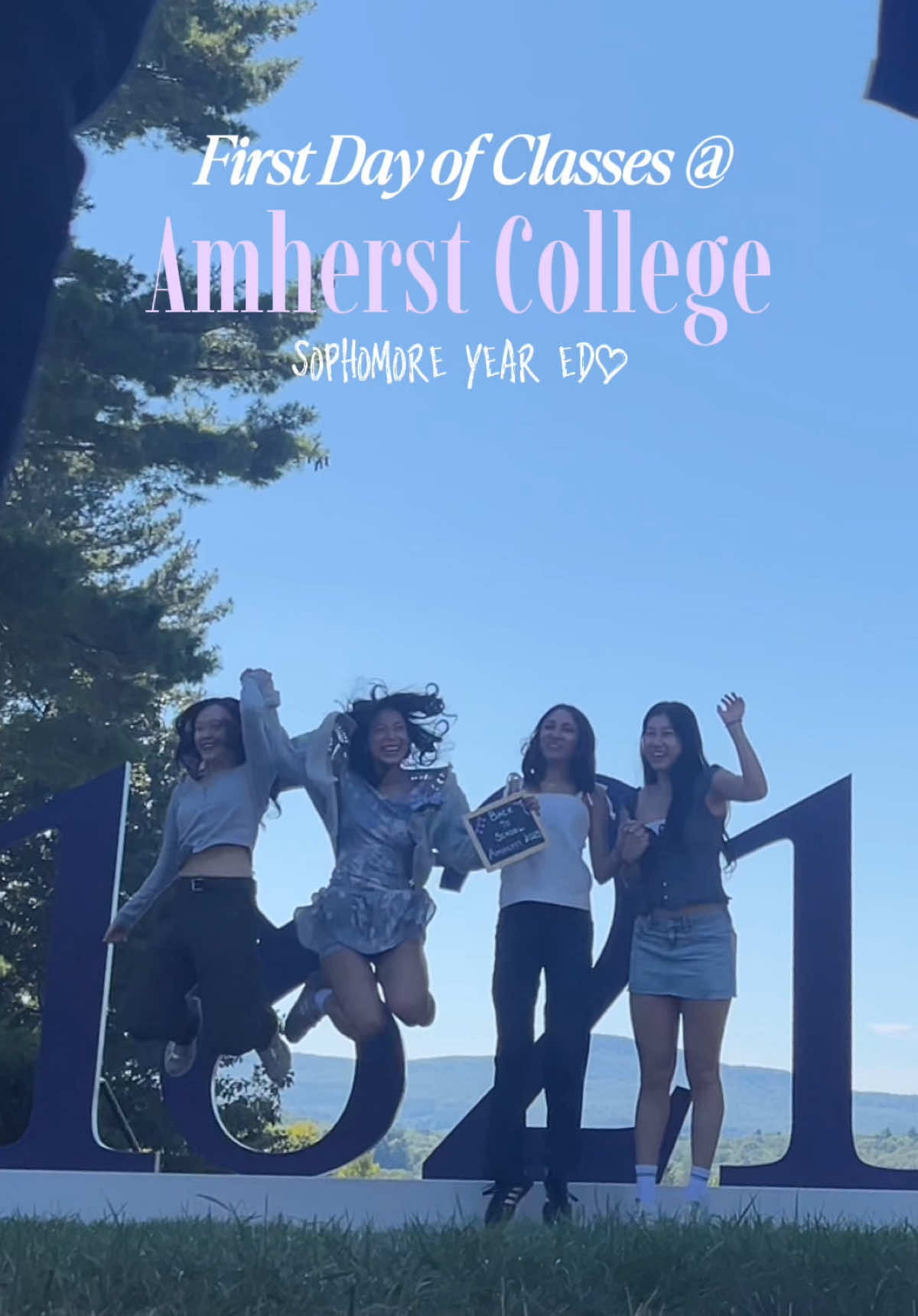first day of classes at Amherst College as a sophomore (physics + math double major) #college #amherstcollege #fdoc #diml #dayinmylife  @LaRochePosayUS @Morphe Cosmetics @Haus Labs by Lady Gaga @Rare Beauty @asos @hollister @COOLWAY @apple @SkinnyDipped 