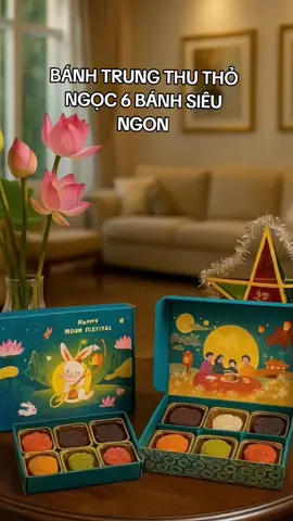 Hộp bánh trung thu Thỏ Ngọc cao cấp, đủ 6 vị rất ngon, làm quà biếu tặng hay ăn chơi đều rất hợp #giadungthongminh #xuhuong #banhtrungthu #banhtrungthuthongoc 