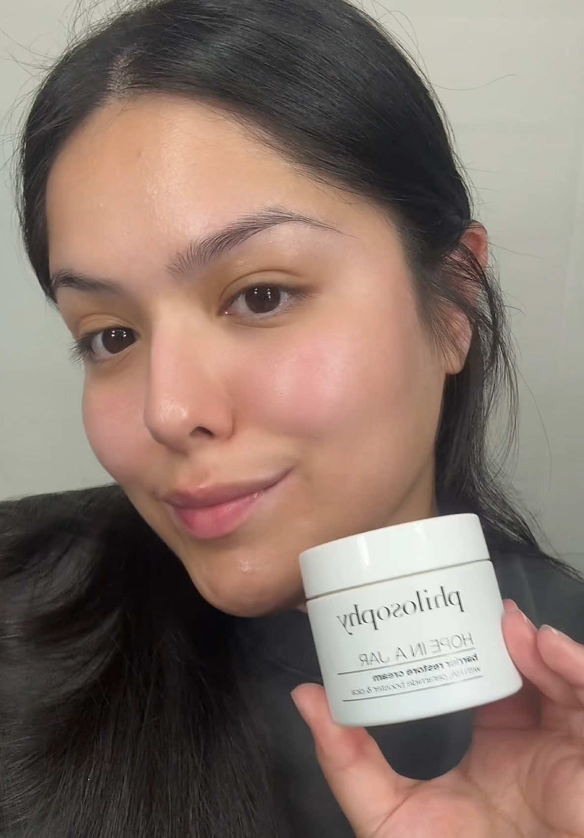 Cloud-like cream = strong skin barrier ☁️✨🧴🪞 @philosophy  #lovephilosophy #skinbarrier #gifted #barriercream ##skincare