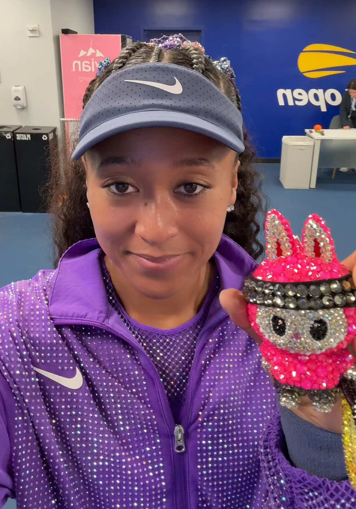 Allow me to introduce Andre Swag-assi #USOpen #labubu 