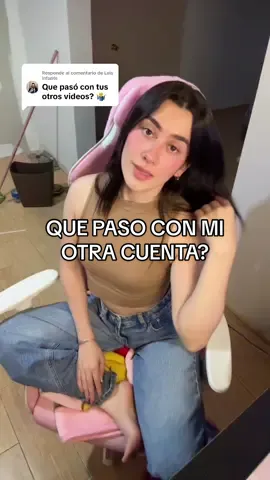 Respuesta a @Luis Infante QUE PASÓ CON MI OTRA CUENTA ?...