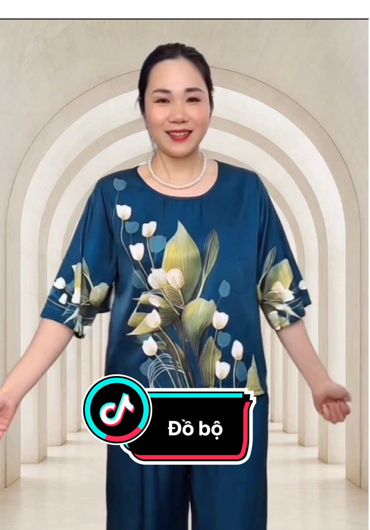 Set đồ bộ in hoa 