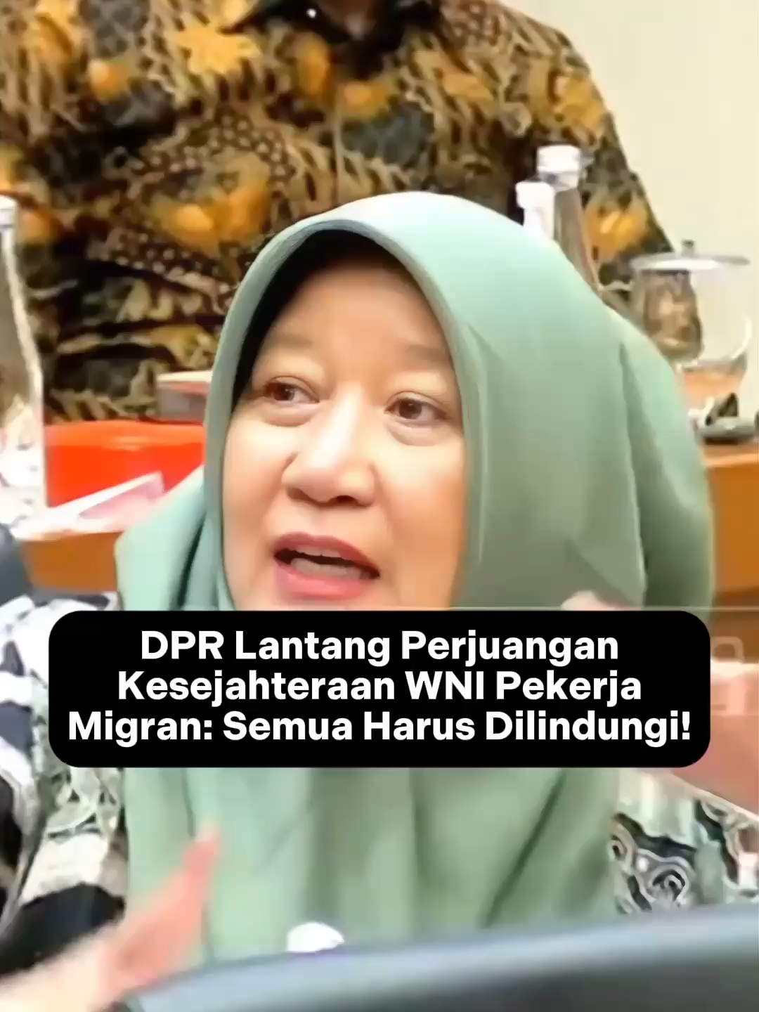 DPR RI Fraksi PDI Perjuangan, Bu Siti Aisyah perjuangkan kesejahteraan WNI pekerja migran! #PDIPerjuangan #FraksiPDIPerjuangan #PekerjaMigran #Kesejahteraan