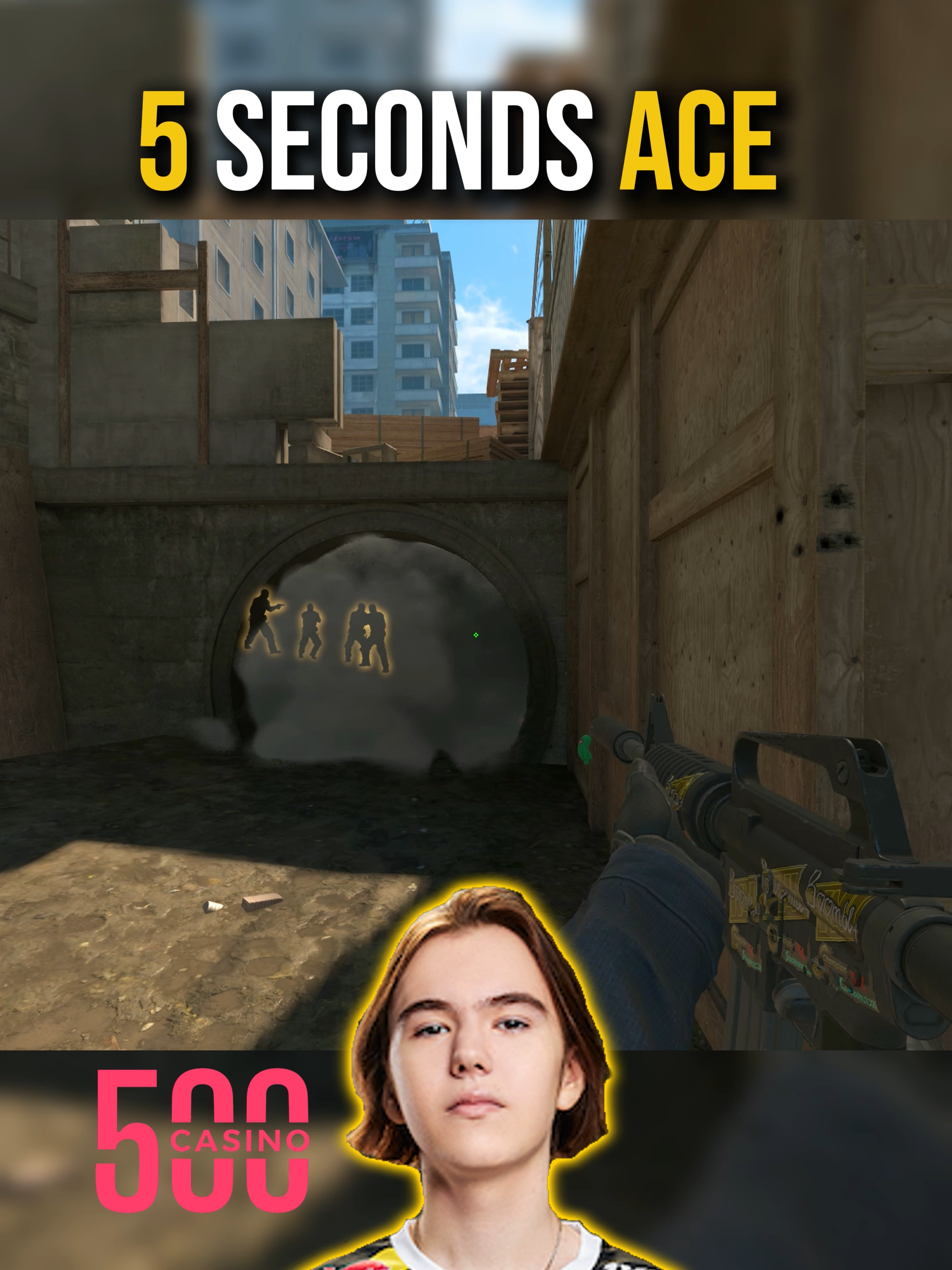 Donk’s craziest FACEIT ACE 🤯 #cs2 #cs #csgo #counterstrike2 #fpl #counterstrike #faceit10lvl #faceit #kcgo #donk #ace
