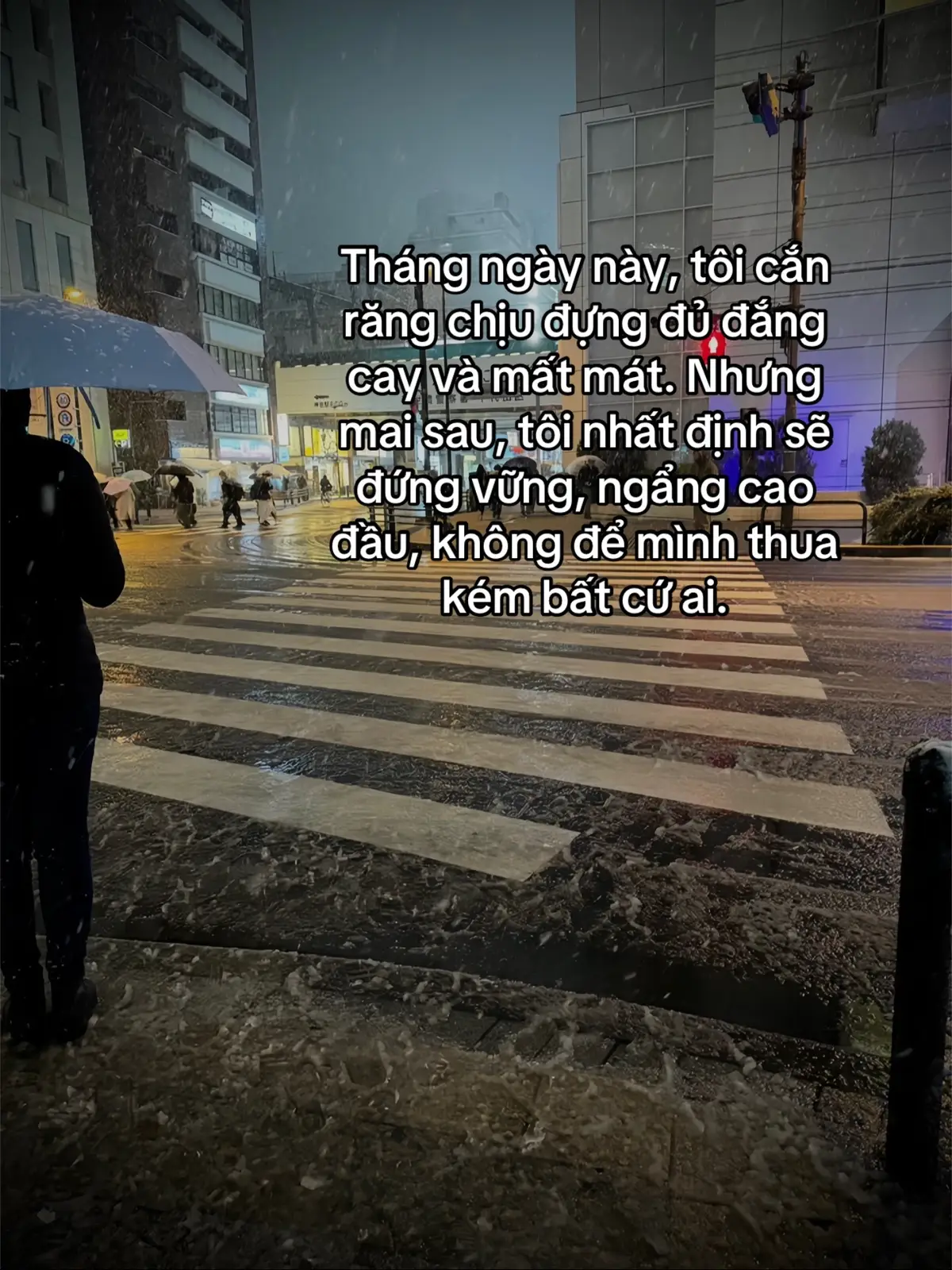 Tháng ngày này, tôi cắn răng chịu đựng đủ đắng cay và mất mát. Nhưng mai sau, tôi nhất định sẽ đứng vững, ngẩng cao đầu, không để mình thua kém bất cứ ai.#xuhuong2025 #tamtrang #cuocsong 