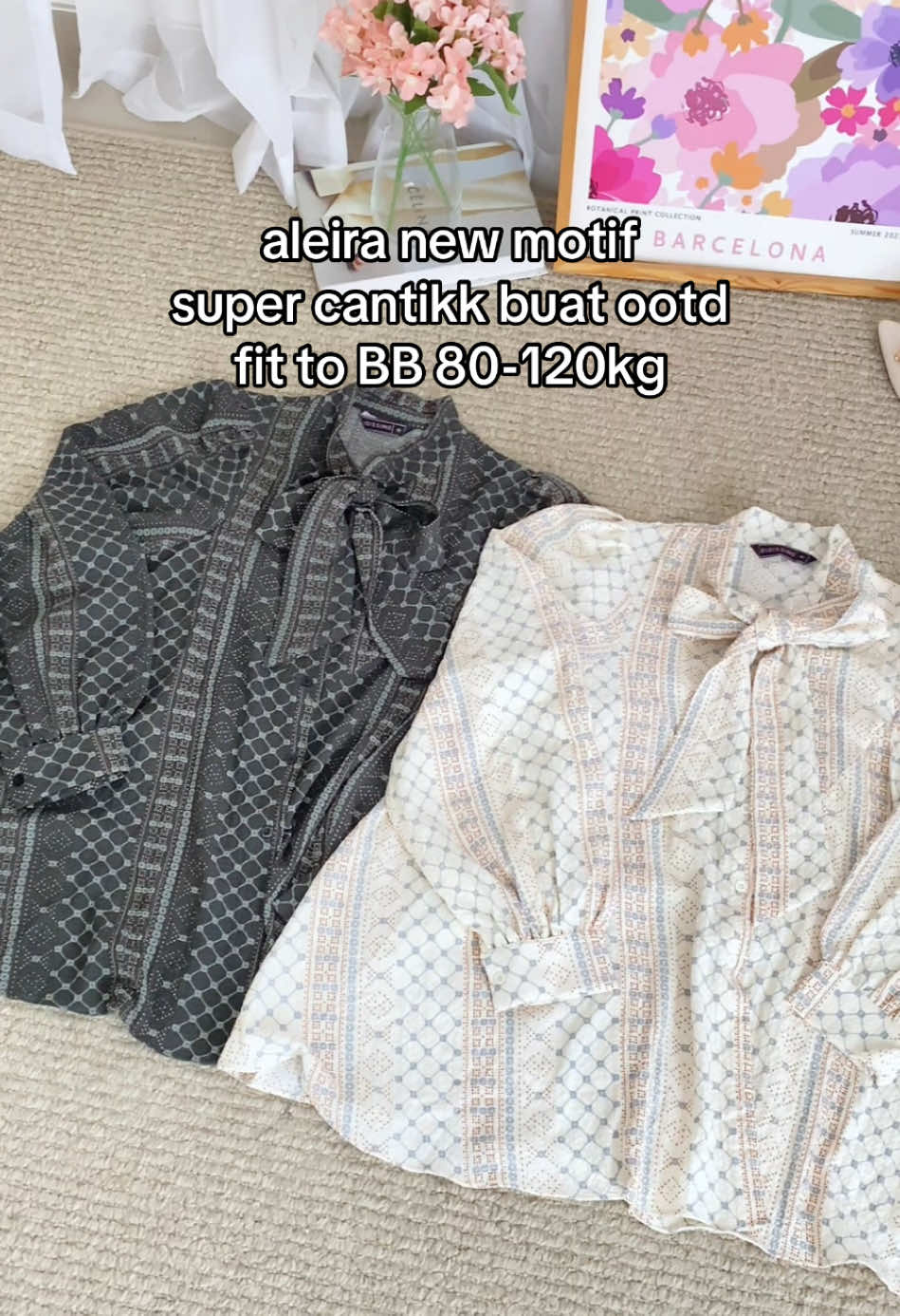 aleira ada motif baru nihh makin cantik buat ootd🥰 #bigissimo #fyp #OOTD #outfitidea #ootdjumbo 