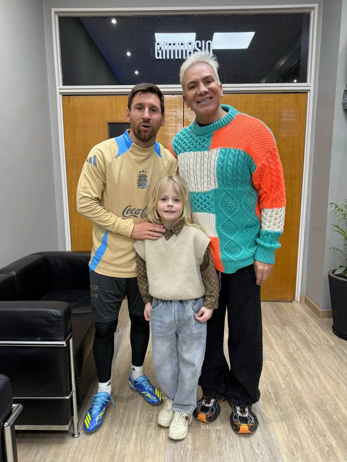 #dionisio conoció a su ídolo al más grande del mundo y a un ser maravilloso gracias x tanto 🙏❤️