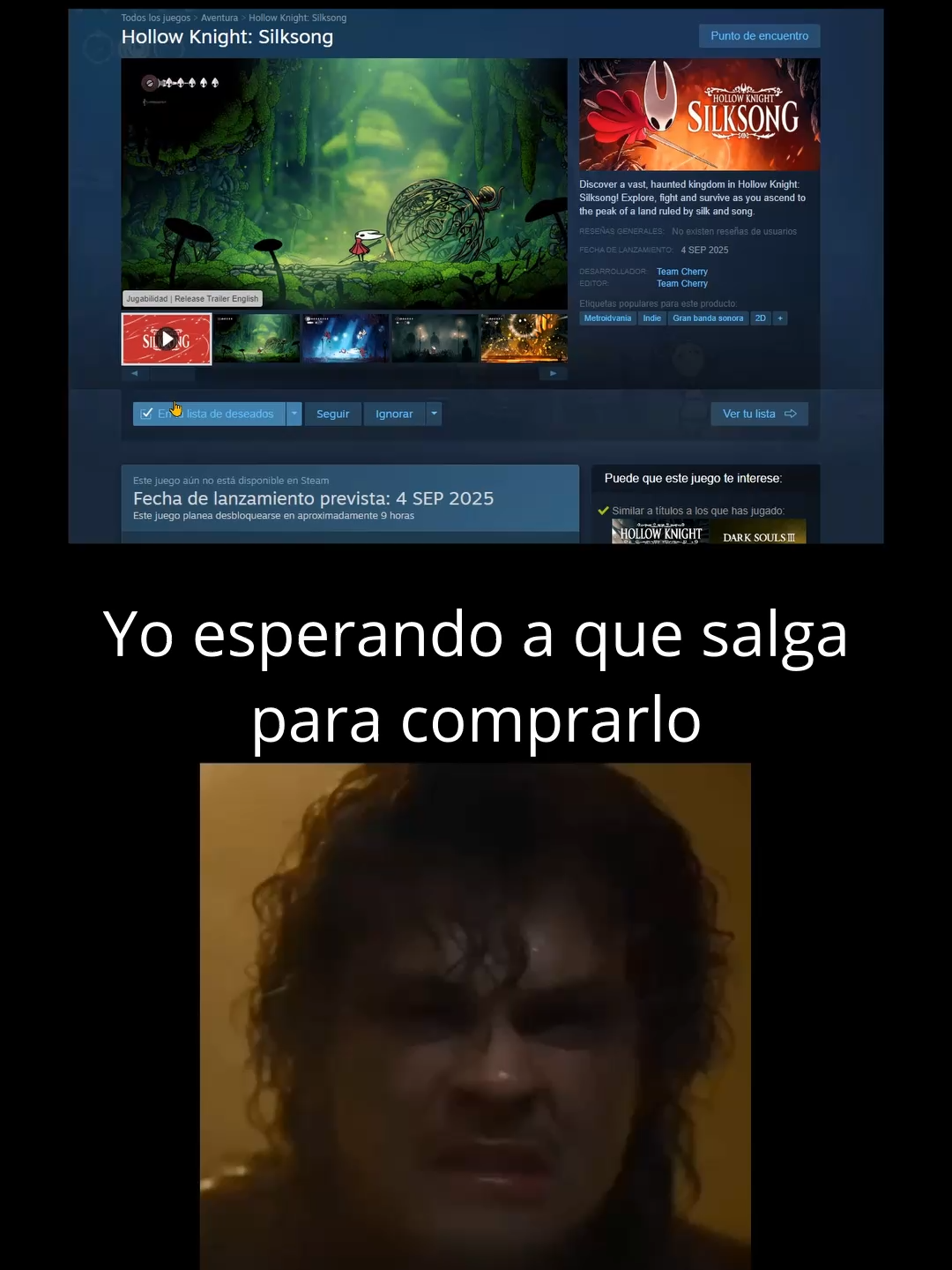 Silksong ya sale gente 🗣️🗣️🗣️ #fyp #Meme #hollowknight #silksong #Gaming 