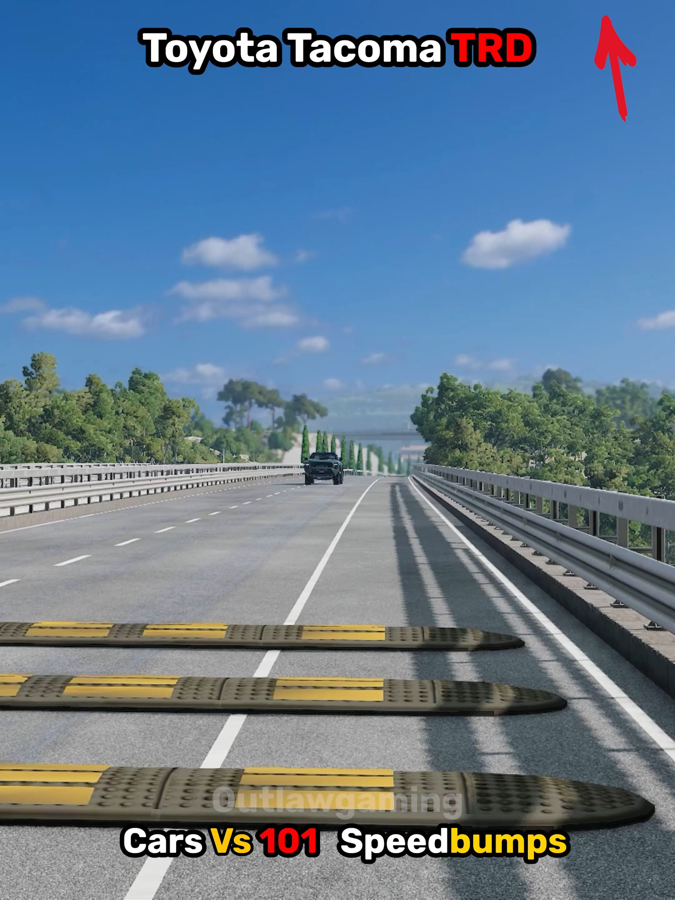 Cars Vs 101 Speedbumps #fordf150 #dodgeram #mercedesbenz #tacomatrdpro #beamng #beamng_drive #foryoupage #fyp
