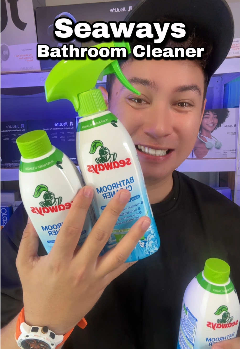 Affordable Bathroom Cleaner #bathroomcleaner #homecleaning #bathroomcleaning #seawaysbathroomcleaner 
