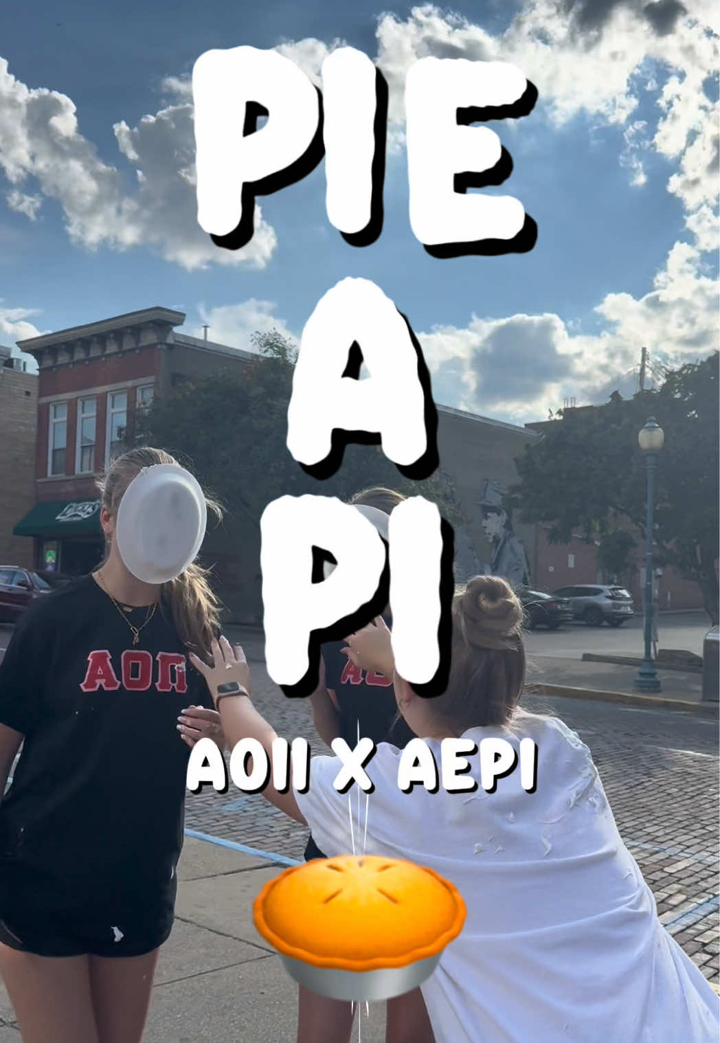 our Pie-a-Pi philanthropy event was SO fun!! Thanks to everyone who participated! 🥧 #alphaomicronpi #pieapi #philanthropy #sororityphilanthropy #philanthropyevent @Ohio University Panhellenic @alphaomicronpi 