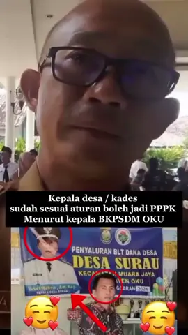 kepala desa / kades sudah sesuai aturan boleh jadi PPPK menurut kepala bkpsdm Oku dan inspektorat OKU dalam wawancara di salah satu berita online #kades #oku #baturaja #pppk 