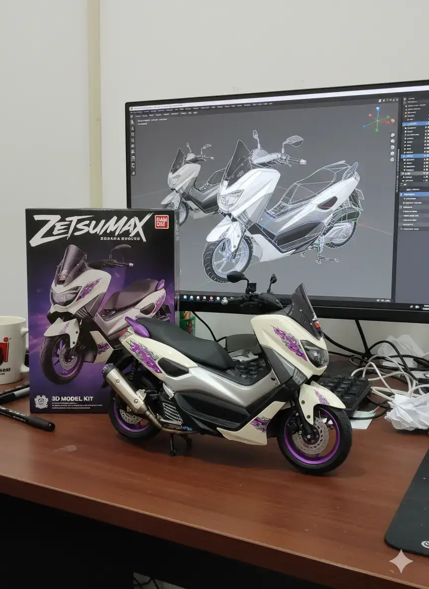 #miniatur #chatgpt #geminiai #2dpgank #nmaxold 