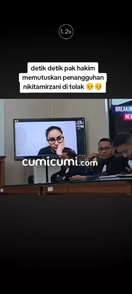 hakim tolak permohonan penangguhan tahanan ..sbr ya Ami niki#nikitamirzanimawardi_17 #fypage 