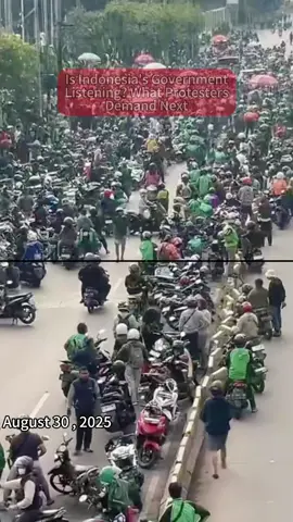 Demonstrators argue that this allowance is vastly disproportionate to the local average income and is a manifestation of injustice. #Inequality #SocialJustice #Protest #WhatsHappeningInIndonesia