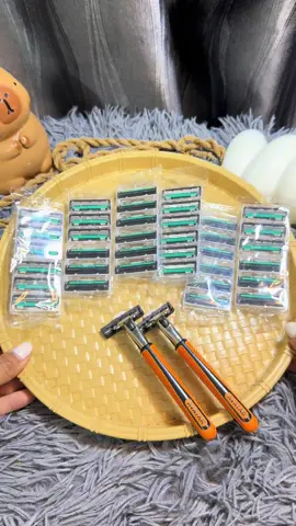 Combo 2 cán dao cạo râu kèm 36 lưỡi dao kép thay thế #daocaorau36luoi #daocaorauthayluoi #daocaorau #avatar 