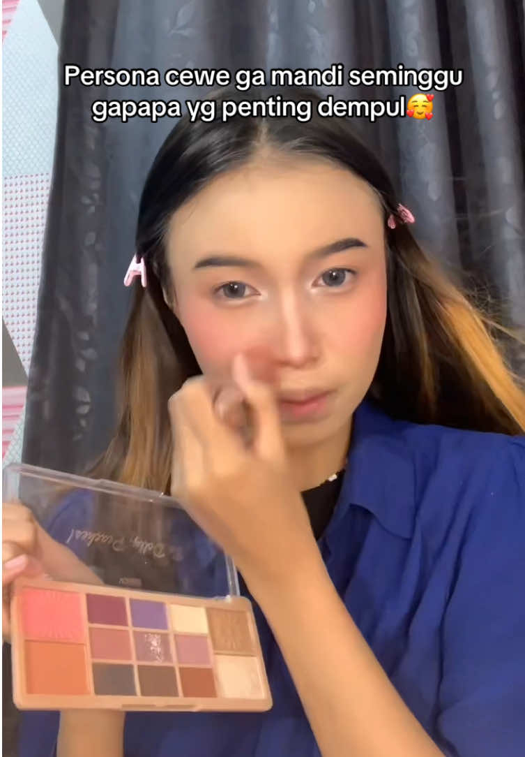 Klo dikata cantik krn dempul doang lah iya emang urusan Kali lu😹sok dempul sana #tutorialmakeup #igarimakeup #makeupviral #fyp #foryou 