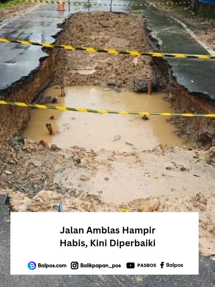 Jalan Agung Tunggal di Kelurahan Damai, Balikpapan Kota, beberapa Minggu ini ditutup total karena amblas nyaris habis. Jalan amblas karena di bawahnya tergerus air. Kini jalan sedang diperbaiki. Pantauan Balpos pada Rabu (3/9/2025), pekerja sedang menyelesaikan perbaikan jalan, diharapkan akses warga segera kembali normal dan jalan sudah bisa dilalui dengan aman. Video: Nabiel Text & Redaktur: Ono Video editor: Nabiel #balikpapan #jalanamblas #perbaikancepat #kotabalikpapan #infobalikpapan