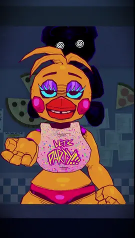 Don’t Let Retro FNAF 2 Toy Chica Through The Door #fnaf #foryou 