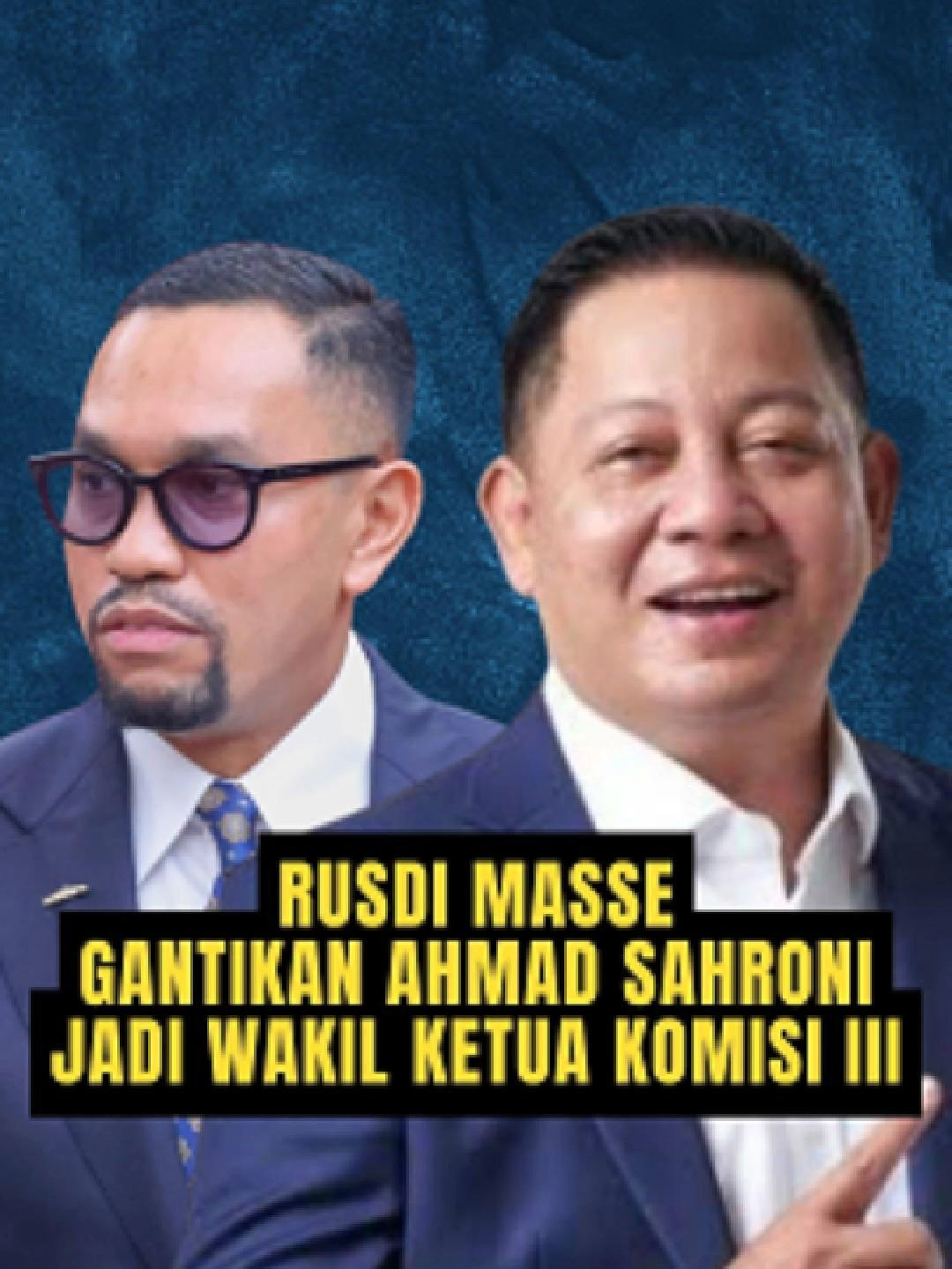 DPR RI resmi melantik Rusdi Masse Mappassesu sebagai Wakil Ketua Komisi III menggantikan Ahmad Sahroni yang dinonaktifkan keanggotaannya. Pelantikan dipimpin Wakil Ketua DPR Sufmi Dasco Ahmad di ruang Komisi III, Kompleks Parlemen Senayan, Kamis (4/9/2025). #rusdimasse #ahmadsahroni #sahroni #sufmidasco #dprri
