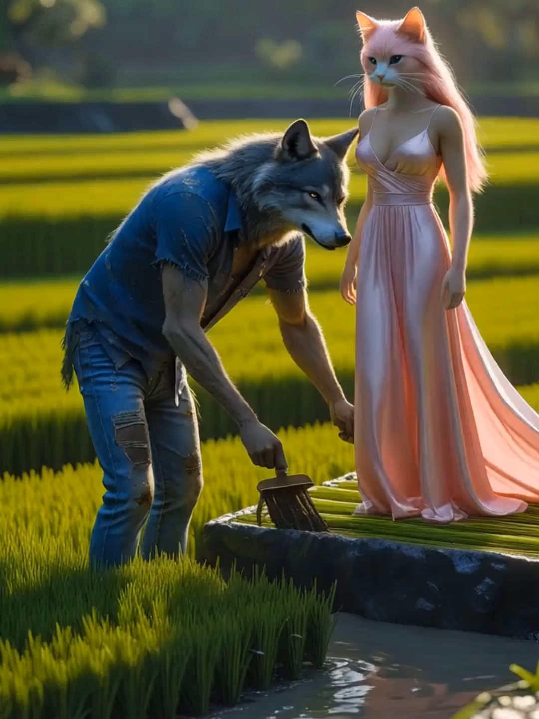 Love Beyond Status: The Lady & The Farmer. #cat #catlover #baby #loveyou