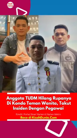 Ammar sepatutnya bertunang 30 Ogos lalu. Kejadian ini akan dirujuk kepada Lembaga Siasatan Angkatan Tentera Malaysia (ATM). #anggotatudm #hilang #bersembunyi #temanwanita #tunang 