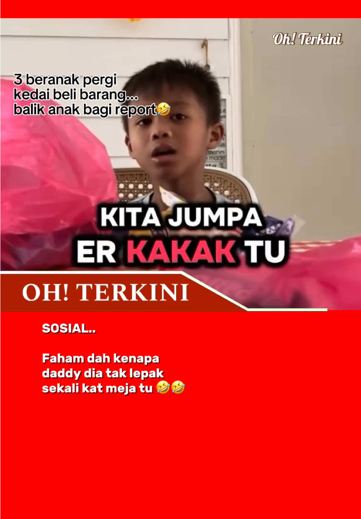 Serba salah anaknya nk mjawab.. 🤕 Abis la kau ddy😂 #ayah #anak 