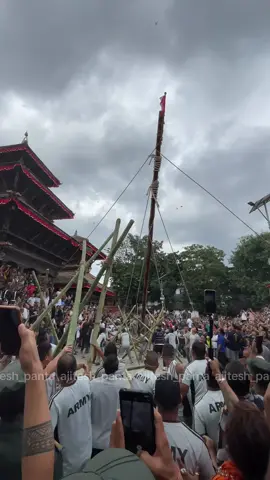 La hai guys start vayo Indra jatra!! -Are you guys excited  #indrajatra2082 #nepal #yoshin #kumari  #kathmandu