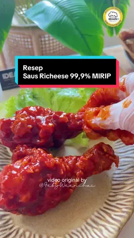 Resep saus richeese yang bener bener mirip banget rasanya #idejualan #jajanan #idealife #ayamricheese 