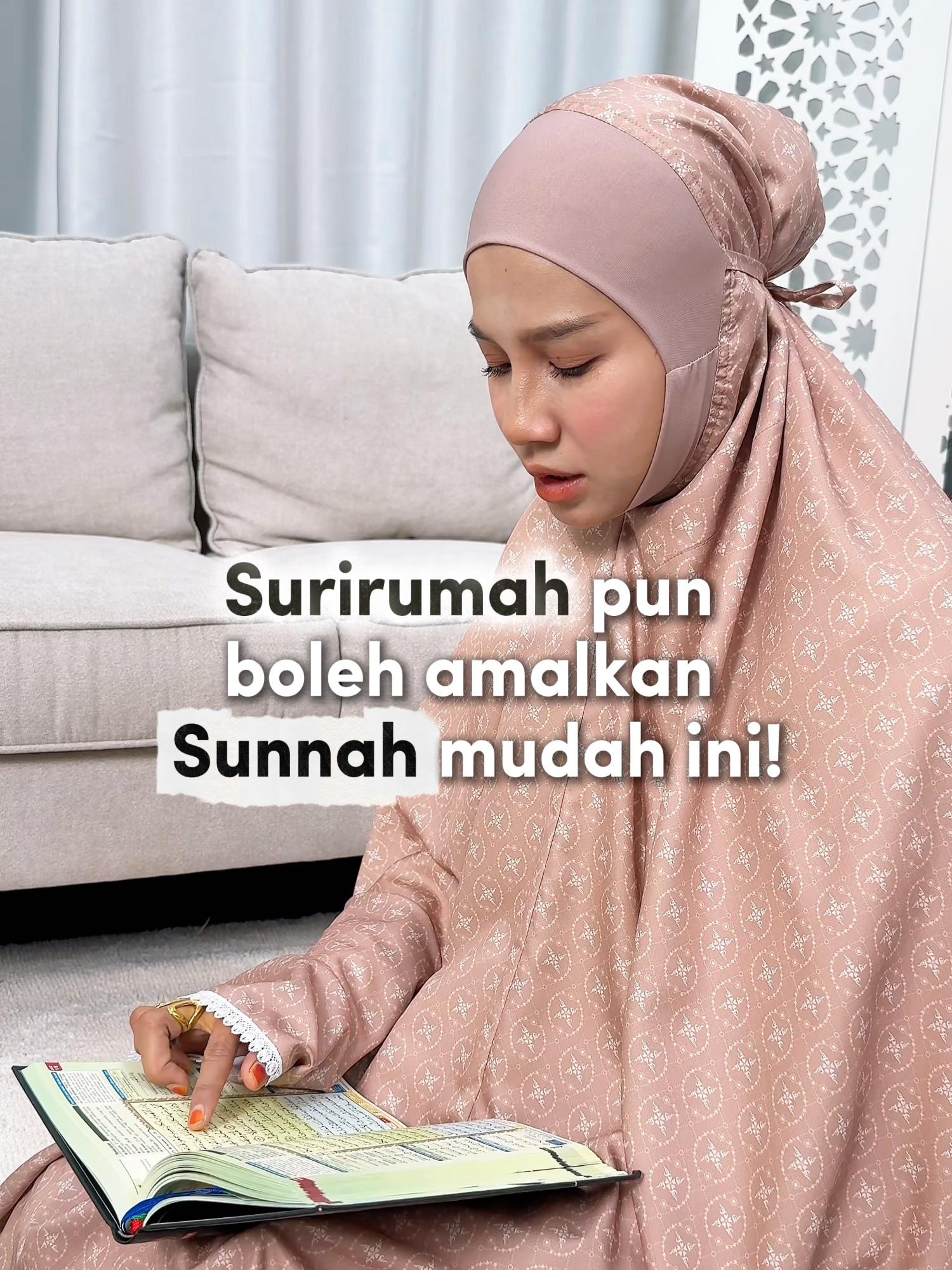Mudahkan nak dapat pahala sunnah Nabi ni. Jom amalkan bersama💞 #telekunghiqmah #PastiAdaHiqmah #telekungtravelviral #niyatravelmate
