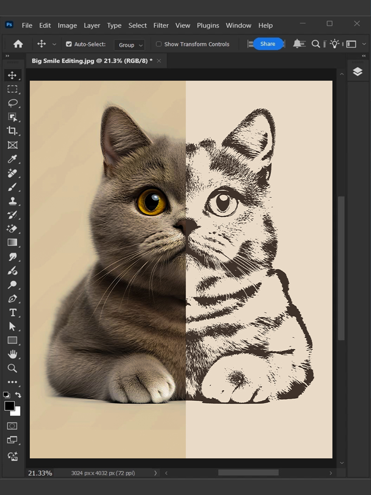 Adobe photoshop tips to create this threshold effect #bigsmileediting #photoshop #tutorials #photoshoptutorial #adobephotoshop
