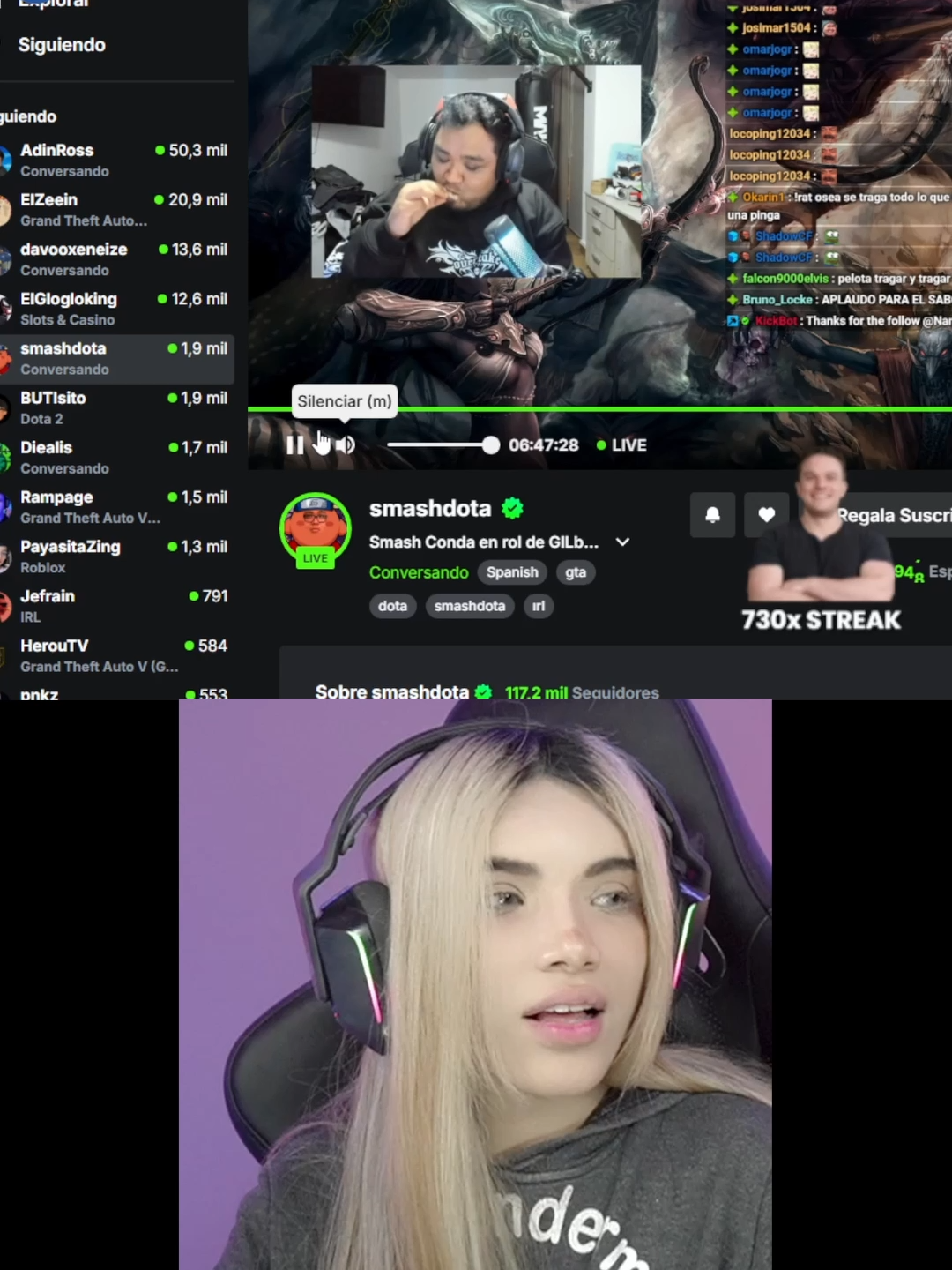 Sandraskins : Smash conoció a Staryuki en GTA 😆​ #sandraskins #smashdota #kick #perú🇵🇪 #streamer #clips #sandraskinsclips #dota2 #paratii