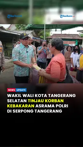 Wakil Wali Kota Tangerang Selatan, Pilar Saga Ichsan, meninjau korban kebakaran Asrama Polri di Kelurahan Cilenggang, Kecamatan Serpong, Kamis (4/9/2025). Didampingi beberapa Kepala Opd yakni Kepala BPBD Kota Tangsel, Kepala Dindikbud Tangsel, dan Kapolsek Serpong, dalam kunjungan tersebut Pilar juga turut menyalurkan bantuan kebutuhan pokok para korban. Bantuan tersebut seperti pakaian, sembako, matras, dan beberapa kebutuhan lainnya. Selain itu, Pilar juga mengaku, akan memberikan bantuan tambahan MCK bagi para korban kebakaran Baca artikel selengkapnya di TribunBanten.com Reporter: Ade Feri/Tribun Banten #viral #viralbanten #beritabanten #beritaserang #beritacilegon   