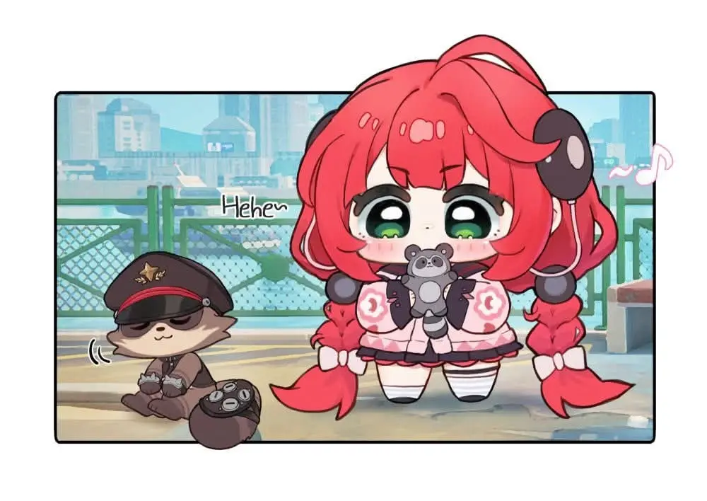 Cute Yuzuha with Kama 😍😍🥰 #zzzero #zzzcreators #zzz  #zenlesszonezero #hoyocreators #ukinamiyuzuha #yuzuhazzz #kama 