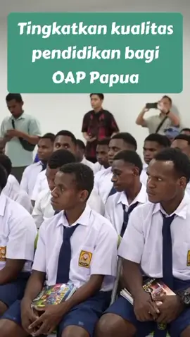 Pendidikan adalah jembatan masa depan bagi generasi Papua. Bersama, kita tingkatkan akses, kualitas, dan keberpihakan pendidikan untuk OAP. #PendidikanUntukPapua #SDMBerkualitas #PapuaCerdas #AfirmasiOAP #BangkitBersamaOAP 