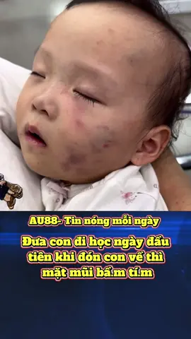 🔥Ngày đầu tiên cho con đi học, thế mà khi đến đón con về lại không thể chấp nhận được #tinnong #tinmoi 