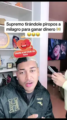 Supremo tirándole piropos a milagro para ganar dinero 💵 😂😂😂#supremo #milagrofloresoficial #honduras 