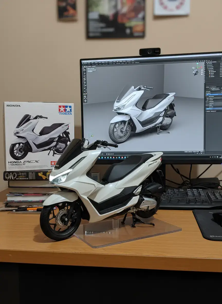 Cocok gwe hiasan mejo kantor lorrr #pcx #pcx160 #pcx160ล้อ17แต่งสวย #pcxmodifikasi #otomotif 