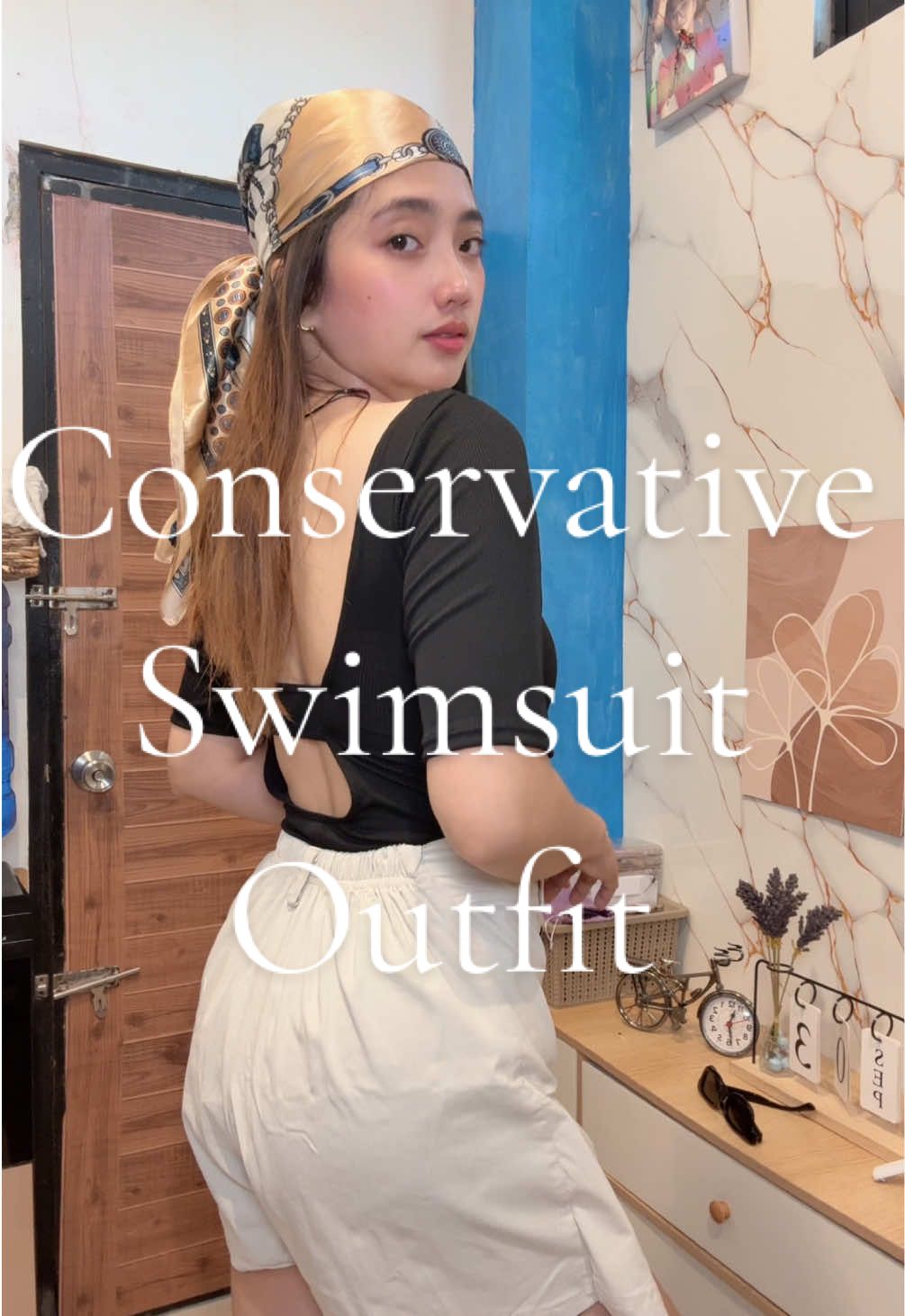 Who says conservative can’t be cute? 🌊✨ This swimsuit = comfy, stylish & totally confidence-approved! 💕 #ModestButTrendy #modestswimwear  #BeachDayFit #conservativeswimsuit  #paddedswimsuit 