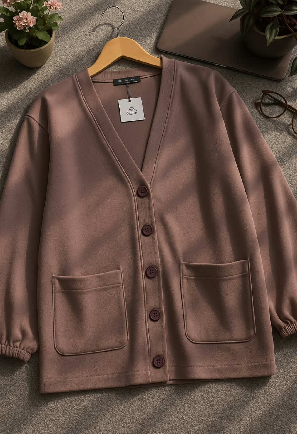HANNA Cardigan LD120 Outer Oversize #cardigancantik #stylewanita #cardiganmurah 