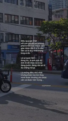 “Điều quý giá nhất với một cô gái..” #tinhyeu #tamtrang #suyymottchut #viral 
