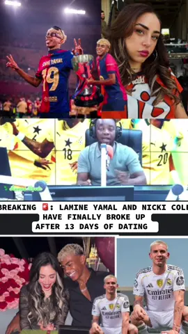 MORNING SPORTS ⚽️ BREAKING 🚨: LAMINE YAMAL AND NICKI COLE HAVE FINALLY BROKE UP AFTER 13 DAYS OF DATING #viscabarca🔴🔵 #lamineyamal💎 #barcelona #lamine #laliga 