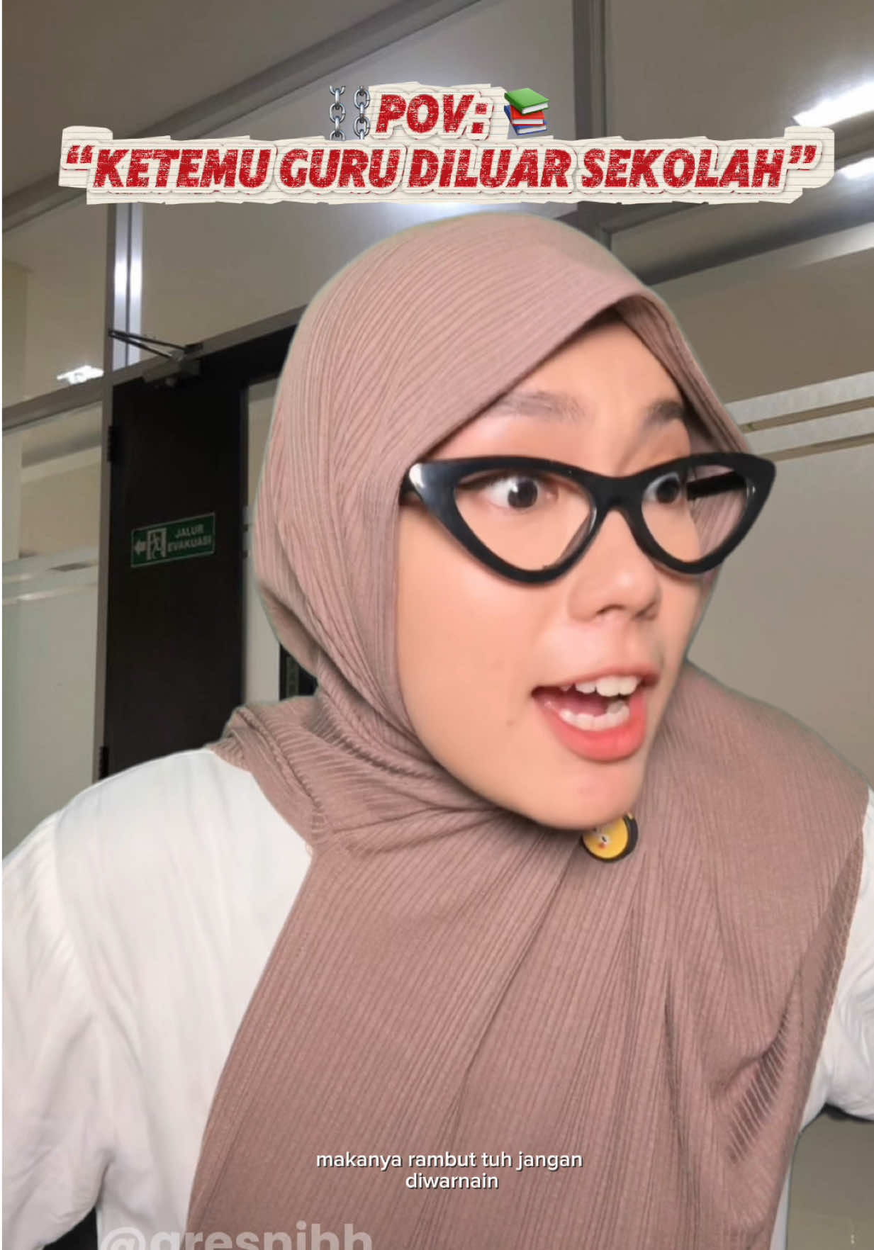 Komen pengalaman gong kamu ketemu guru kalo ketemu diluar 😭🤣 #fyp #pov #drama #sekolah #auress 