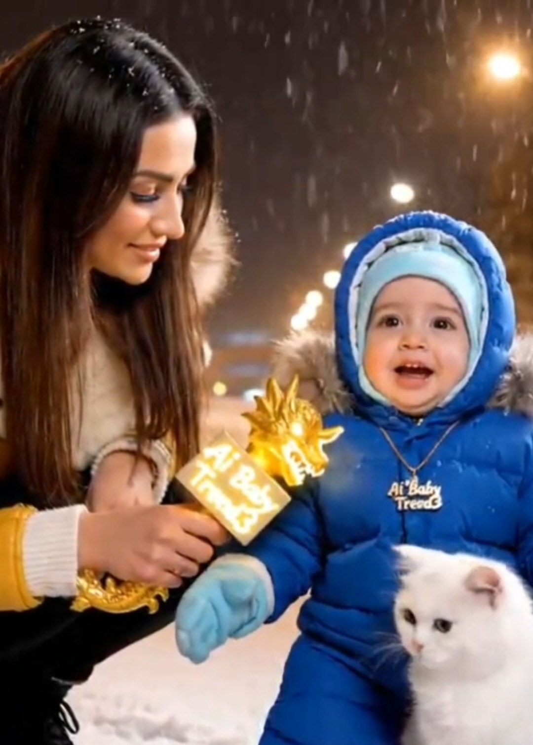 chalu kohi baat nahi pir karta hai #smallbaby #aibabytrend #babytalking #aivideo #fyp 