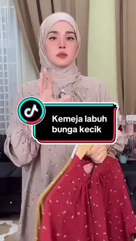 Kemeja labuh corak bunga kecik . #kemejacorak#KemejaBaggy#kemejalabuh  