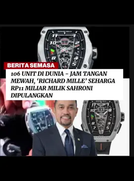 1248 - JAKARTA – Seorang kanak-kanak tular selepas mencuri jam tangan mewah model Richard Mille RM 40-01 McLaren Speedtail, dianggarkan bernilai 11.7 miliar rupiah (RM3.02 juta) milik Ahli Dewan Perwakilan Indonesia, Ahmad Sahroni. Insiden berlaku ketika rumah Sahroni di RT 006/004, Kebon Bawang, Tanjung Priok, Jakarta Utara, diserbu orang ramai. Rakaman video kanak-kanak itu mempamerkan jam yang dijarah menjadi tular di media sosial. Susulan kejadian, Polis Jakarta Utara segera memulakan siasatan, manakala pegawai setempat mengunjungi rumah kanak-kanak tersebut. Ibu bapa kanak-kanak itu kemudian mengembalikan jam yang dicuri kepada pihak berkuasa tempatan. “Proses pemulangan jam mewah Ahmad Sahroni bernilai 11 bilion rupiah yang telah dijarah dilakukan melalui Imammudin dan disertai oleh ketua Rukun Tetangga serta ketua Rukun Warga,” menurut hantaran Instagram @jakut24jam, dipetik Tribunnews pada Isnin. Ibu kanak-kanak itu menjelaskan dia telah menasihati anaknya bahawa jam tersebut bukan milik mereka dan mesti dikembalikan. “Saya kata kepadanya, jam ini bukan milik kita, kita mesti pulangkan. Ini memang bukan hak kita,” ujarnya. @PEMUDA TEMPATAN @Ahadsan Dede @Andrea73 @Hidden Strike 🫵 @÷÷÷÷÷÷÷>>>>> ( virgo ) @Wahyu Pramujabebek @MALAYDESH TAI DAJJAL @bang ijal @rama 
