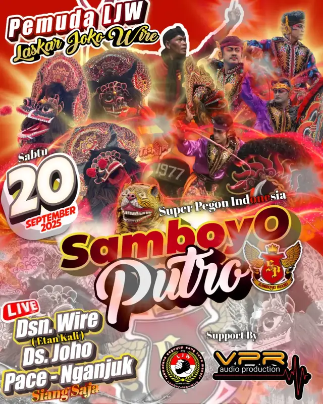 INFO TERBARU Perubahan Jadwal Samboyo Putro live JoHo pace yang semula tanggal 13 ditunda dan diganti menjadi tanggal 20 September,Monggo sedoyo sami nderek ngregengaken suasono sesarengan jaranan@SAMBOYO PUTRO OFFICIAL  #samboyoputro #infojaranan #fyp #budoyojawi #fypシ 