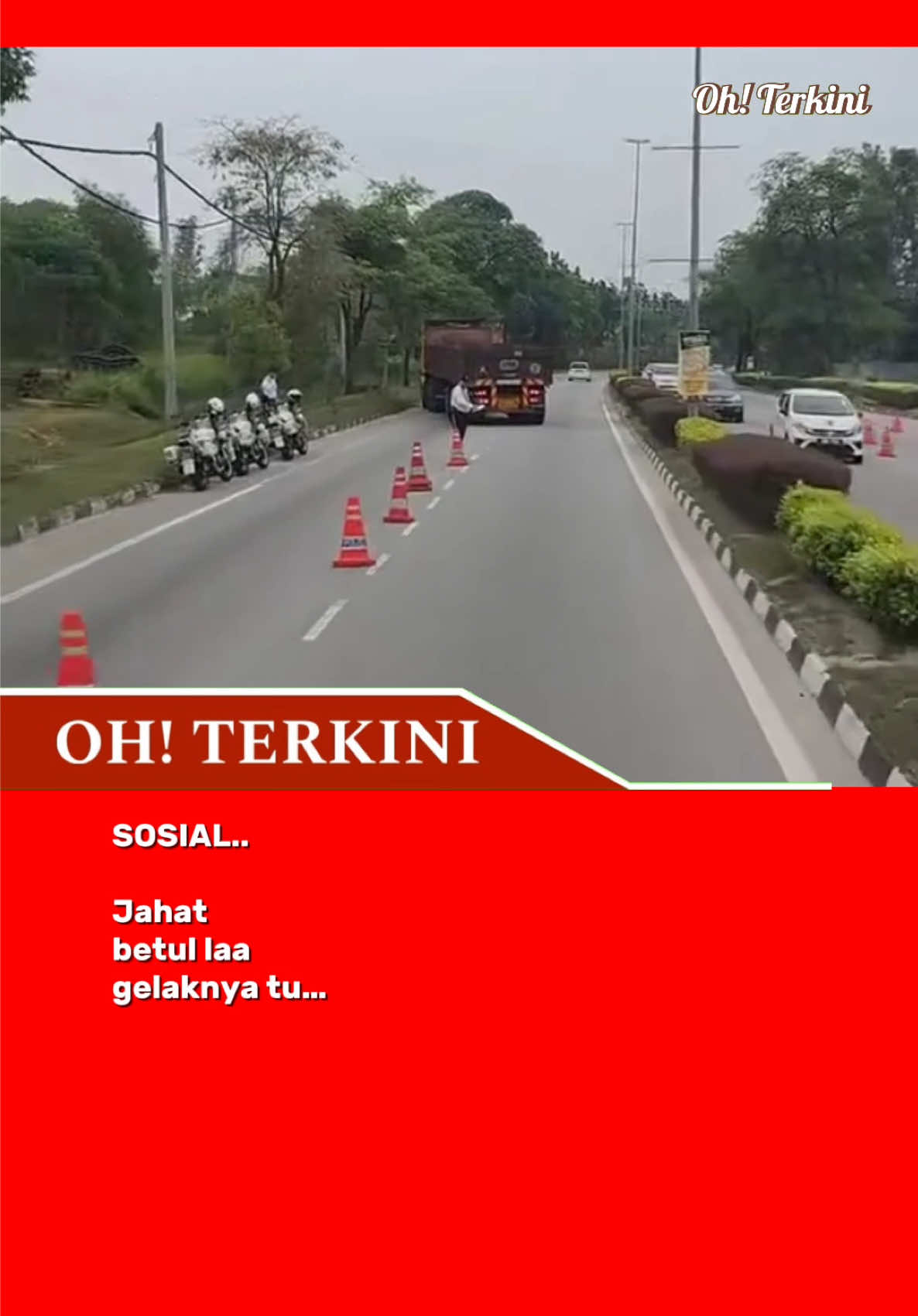 Pasti menyirap je member tu kalau dengar nehhh..hahahha #pilotdarat #roadblock 