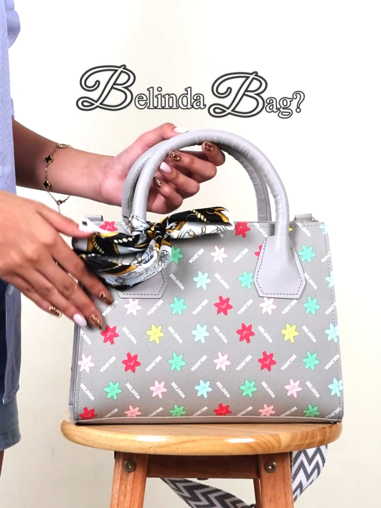 Because every outfit deserves a little flower power. 🌼💫 #chicbag  #bagforwomen #twowaybag #fyp #belindabag