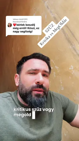 Válasz @bildi1393 részére a kritika sőt az igazság sem MegOldás önmagában. 